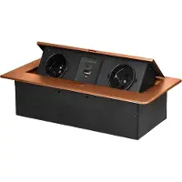 ORNO Pop-up-Steckerblock (2x, CEE 16/3, USB-A)