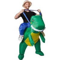 Dressforfun Déguisement de dinosaure autogonflant - déguisement halloween déguisement fête déguisement carnaval déguisement fête déguisement carnaval - 301323