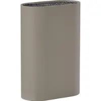 Zone Denmark , bloc à couteaux individuel, support à couteaux, bloc à couteaux, plastique, couleur taupe, référence 28079
