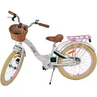 Volare Vélo enfant Blossom - Fille - 20 pouces - Blanc