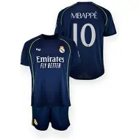 Real Madrid Maillot Extérieur Kylian Mbappé Enfants - Taille 152 - 2025/2026 - Merchandising Officiel - Real Fanshop