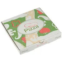 Papstar 84694 Récipient alimentaire jetable Carton, Contenant à usage unique, Vert