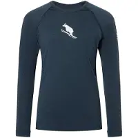 Super.natural Flear175 Long Sleeve T-shirt Bleu 110 cm Enfants