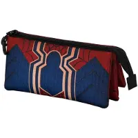 KARACTERMANIA Marvel Spiderman Drop Triple Trousse Rouge Homme Rouge One Size