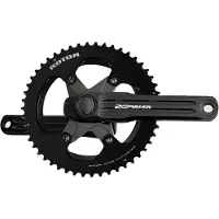 Rotor 2 In Power Sl Crankset With Power Meter Argenté 172.5 mm / 52/36t
