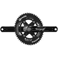 Rotor 2 In Power Sl Oval Crankset With Power Meter Argenté 170 mm / 50/34t