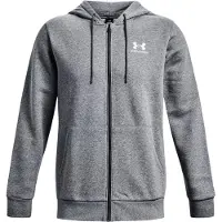 Under Armour Veste de survêtement 'Essential' gris / blanc
