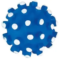 Kerbl Balle de jeu en vinyle Env. 12 cm avec picots + squeeker