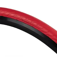 Tannus New Slick Hard Airless 700c X 25 Rigid Urban Tyre Rouge 700C x 25