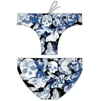 Turbo Skull Butterflyers Swimming Brief Bleu 4XL Homme