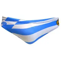 Turbo Greece Swimming Brief Bleu 9-10 Years Garçon