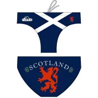 Turbo Scotland Swimming Brief Bleu 5-6 Years Garçon