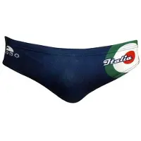 Turbo Italia Moto Swimming Brief Bleu 3XL Homme