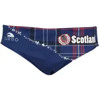 Turbo Broken Scotland Swimming Brief Bleu S Homme