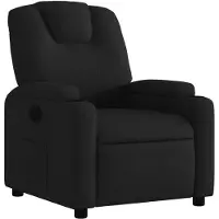 vidaXL Fauteuil relax Tissu noir