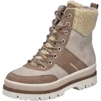 Rieker Damen Stiefelette gefüttert Beige