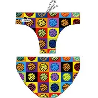 Turbo Multiball Swimming Brief Multicolore 9-10 Years Garçon