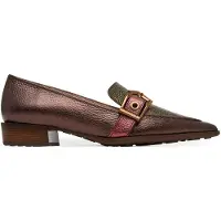Hispanitas pour femme. CHI254262 Chaussures en cuir marron Turin (36), 1 à 3 cm, Aucun, Casuel