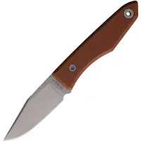Big Idea Design USA Lookout USA-LO-NAT-NITROV, Stonewashed Nitro-V, Natural Micarta, couteau fixe, Mak Kelsay design