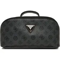 GUESS Trousses de toilette 'Wilder' gris foncé / noir