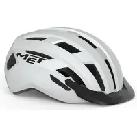 Met casque de vélo Allroad , Blanc - Matt, L