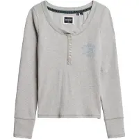 Superdry T-shirt 'Athletic' bleu roi / gris chiné