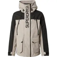 Superdry Veste mi-saison beige foncé / noir