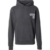 Superdry pour homme. M2014390A Sweatshirt Tokyo Narrative Loose hood noir (M), Casuel, Coton