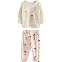 Next Pyjama brun foncé / rose / blanc
