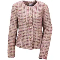 MADELEINE Blazer olive / rose / blanc perle