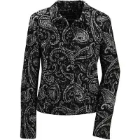 MADELEINE Blazer noir / blanc cassé