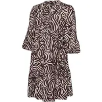Vero moda Maternity Robe 'VMMJosie' brun foncé / gris clair