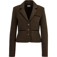 MADELEINE Blazer chocolat / noir