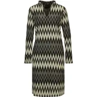 MADELEINE Robe beige / gris / olive