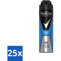 Rexona Men – Déodorant spray – Motion Sense – Cobalt Dry – Antitranspirant & Transpirant – 150 ml - Pack économique - 25 pièces