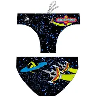 Turbo Space Polo Swimming Brief Noir S Homme