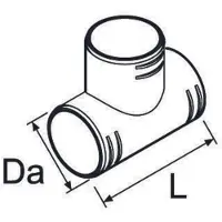 Webasto Conduit d'air 1320474A 110 mm 60 mm