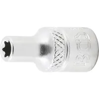 Bgs Douille profil E torx carr? 6.3 mm 1/4" taille 5 mm tournevis cl? cliquet
