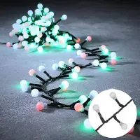 Luca Lighting Guirlande lumineuse de Noël verte avec 1000 LED multicolores 23m IP44 - Comet