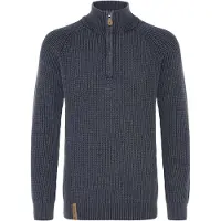 INDICODE JEANS Pull-over ' IDRocklyn ' bleu foncé