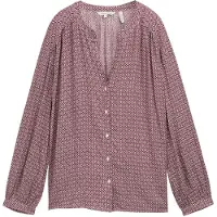 Tom Tailor 1047584 Long Sleeve Blouse Violet 40 Femme