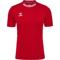 Hummel T-Shirt fonctionnel rouge / canneberge / noir / blanc