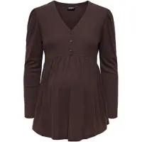 ONLY Maternity Chemisier 'OLMCamoni' marron