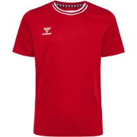 Hummel T-Shirt fonctionnel canneberge / blanc
