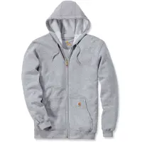 Carhartt Marquette Full Zip Sweatshirt Gris S Homme