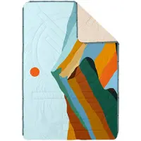 Voited - Couverture de camping 4 en 1 - CloudTouch Blanket Blue Mountain - Bleu