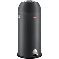 Wesco Poubelle à pédale 180731-77 KICKMASTER MAXI en graphite mat de 40 litres / Collecteur de déchets / Poubelle