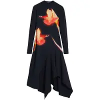 Desigual Robe orange / noir