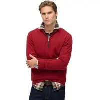 Superdry Pull-over 'Essentials' rouge carmin