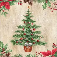 Papstar Christmas Wreath (20 pcs, 33 x 33 cm)